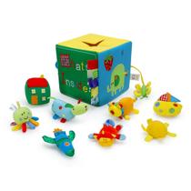 Brinquedos de bebê Surprise Box Genius para bebês com 8 brinquedos sensoriais