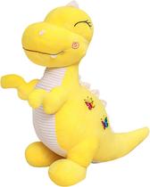 Brinquedos de bicho de pelúcia de dinossauro amarelo Boneca de pelúcia fofa de dinossauros macios T-Rex Almofada para meninos e meninas 11” Brinquedos de bicho de pelúcia de dinossauro amarelo Boneca de pelúcia fofa de dinossauros macios T-Rex Almofada para meninos e meninas 11”