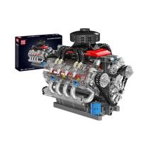 Brinquedos De Blocos De Construção Motorizados Educacionais Para Crianças LSX454 V8 Engine MOULD