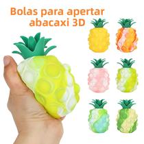 Brinquedos De Bola De Fidget De Abacaxi 3D 1/2/4 Pacote Bolas Sensoriais Para Adolescentes Adultos
