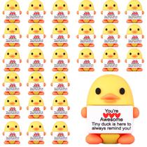 Brinquedos de borracha para pato Gejoy Mini 4 cm amarelos, 25 peças de presente Brinquedos de borracha para pato Gejoy Mini 4 cm amarelos, 25 peças de presente