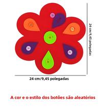 Brinquedos De Botão De Tecido Não Tecido Montessori Para Crianças, DIY, Materiais Didáticos Para
