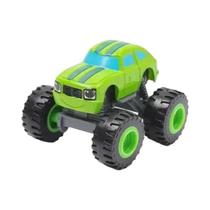Brinquedos De Carros Monster Truck: Figura Do Russian Crusher Flame E Veículos Da Série Blaze the