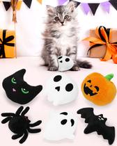 Brinquedos de Catnip CityVolyeen Halloween - Pelúcia para Gatos (6 Unidades)