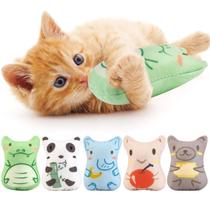 Brinquedos de Catnip Dorakitten - Kit com 5 Pelúcias para Gatos