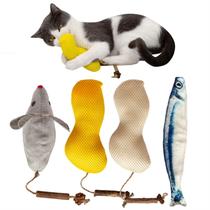 Brinquedos de Catnip Miwoowim - 4 Unidades para Gatos