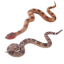 Brinquedos de cobra falsos SIENON Realistic Rubber Viper Rattlesnake