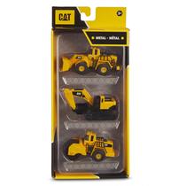 Brinquedos de construção CAT Construction Die Metal fundido, pacote com 3 Brinquedos de construção CAT Construction Die Metal fundido, pacote com 3
