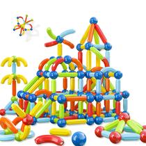 Brinquedos de construção de blocos magnéticos BigShu Toddler 3 4 5+ anos Brinquedos de construção de blocos magnéticos BigShu Toddler 3 4 5+ anos