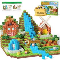 Brinquedos de construção de blocos magnéticos Payleeg para crianças de 3 a 12 anos