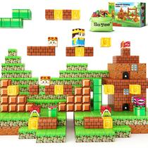 Brinquedos de construção de blocos magnéticos Soyee Build Mine Magnet World