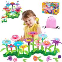 Brinquedos de construção de jardins de flores FLYINGSEEDS para meninas de 3 a 8 anos Brinquedos de construção de jardins de flores FLYINGSEEDS para meninas de 3 a 8 anos