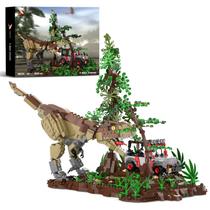 Brinquedos de construção NERCISU Dinosaur Park World Jurassic 1555 unidades