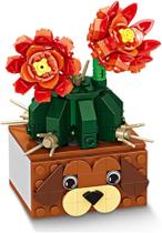 Brinquedos de construção para crianças Rose Building Bricks Blocos de construção Kits de construção de aprendizagem e educação Presentes para meninos e meninas de 6,7 8 ,9 anos