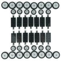 Brinquedos de construção Pasacho City Car Wheels Pneus Eixos 70 unidades Brinquedos de construção Pasacho City Car Wheels Pneus Eixos 70 unidades