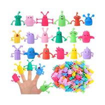Brinquedos De Dedo De Monstro Fofo Para Crianças, Borracha Macia E Elástica, Fidget, 5, 10, 20