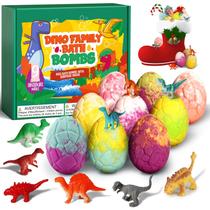 Brinquedos de dinossauro Bath Bombs Sanyi para crianças com dragão dentro