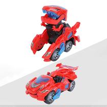 Brinquedos de dinossauro transformadores Brinquedo de carro de transformador de dinossauro Pull Back Dino Race Car Presente de Natal