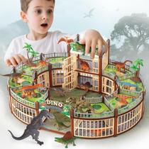 Brinquedos de Dinossauros TYRRDE 215 Peças Parque com 18 Dinossauros Brinquedos de Dinossauros TYRRDE 215 Peças Parque com 18 Dinossauros
