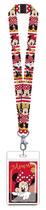 Brinquedos de diversão Lanyard Disney Minnie Mouse Red Novelty