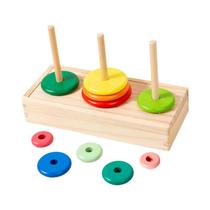 Brinquedos De Empilhar De Madeira Coloridos Para Crianças Desenvolvimento Da Mente Infantil Brinquedos De Empilhar De Madeira Coloridos Para Crianças Desenvolvimento Da Mente Infantil