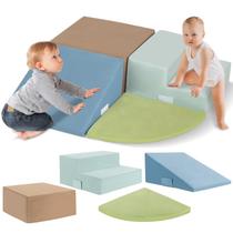 Brinquedos de escalada CAPAKIDS Large, 4 peças, blocos de espuma para ambientes internos para crianças