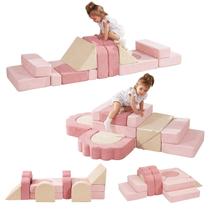 Brinquedos de escalada de espuma HAHASOLE para crianças pequenas, conjunto de atividades de 13 peças Brinquedos de escalada de espuma HAHASOLE para crianças pequenas, conjunto de atividades de 13 peças