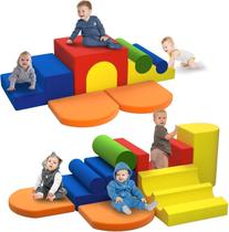 Brinquedos de escalada Yaofala Toddler Indoor Blocos de espuma de 8 peças