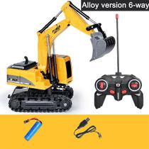 Brinquedos de escavadeira de controle remoto para crianças,