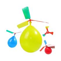 Brinquedos De Helicóptero De Balão DIY Para Crianças 5PCS Com Apito Decoração De Festa De