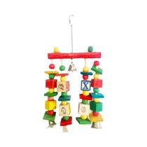 Brinquedos De Madeira Coloridos Para Papagaios, Forma Única, Diversão Variada, Suprimentos Para Brinquedos De Madeira Coloridos Para Papagaios, Forma Única, Diversão Variada, Suprimentos Para