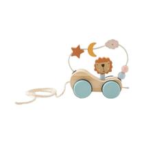 Brinquedos De Madeira Montessori Coloridos, Carrinho De Bebê, Blocos De Construção Multifuncionais,