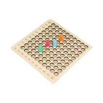 Brinquedos De Matemática De Madeira Montessori Para Crianças, Tabela De Multiplicação 99, Materiais