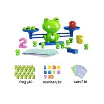 Brinquedos De Matemática Para Crianças Balança De Sapo Divertida Educação Infantil Adição Subtração