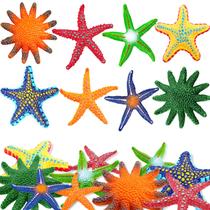 Brinquedos de mergulho para piscina YUJUN Big Colorful Starfish para crianças, 16 unidades