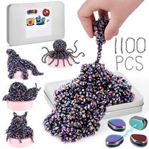 Brinquedos de mesa Fidget Magnetic Beads LoveStown Ferrite Putty 1100 unidades Brinquedos de mesa Fidget Magnetic Beads LoveStown Ferrite Putty 1100 unidades