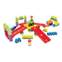 Brinquedos De Montar Peças Grande Pista Divertida Educativa Didatico Melhora Habilidades Motoras