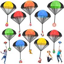 Brinquedos de paraquedas de Natal Juuxncgv, 10 unidades, 48x43 cm, para crianças
