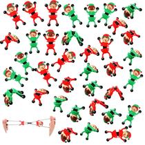 Brinquedos de parede adesivos de Natal Hanaive 36 peças de brinquedos de escalada para elfos