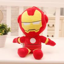 Brinquedos de pelúcia Iron Man para crianças, presente de bonecas de pelúcia de super-heróis de 10 polegadas para meninos e crianças