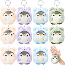 Brinquedos de pelúcia Kasyat Christmas Mini Plush Penguin x12 Brinquedos de pelúcia Kasyat Christmas Mini Plush Penguin x12