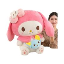 Brinquedos De Pelúcia Kawaii Sanrio Kuromi My Melody Cinnamoroll 40/50cm Boneca Almofada Anime Brinquedos De Pelúcia Kawaii Sanrio Kuromi My Melody Cinnamoroll 40/50cm Boneca Almofada Anime