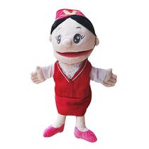 Brinquedos de pelúcia RPG Boca aberta Personagens profissionais Fantoches de mão Brinquedos infantis