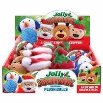 Brinquedos de pelúcia Shawshank LEDz Jolly Squeezable, pacote com 12