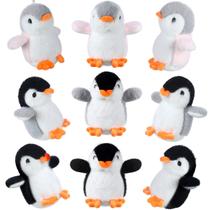 Brinquedos de pelúcia Sosation Mini Penguin 11 cm 9 unidades