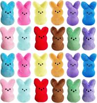 Brinquedos de pelúcia Stuffed Bunny Perukoyo Easter Basket Stuffers x24 Brinquedos de pelúcia Stuffed Bunny Perukoyo Easter Basket Stuffers x24