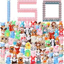 Brinquedos de pelúcia Yilloog 150 unidades com chaveiro de 6 cm, presente infantil