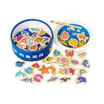 Brinquedos De Pesca Magnéticos De Madeira Montessori Para Crianças, Jogo Educacional De Cognição Brinquedos De Pesca Magnéticos De Madeira Montessori Para Crianças, Jogo Educacional De Cognição