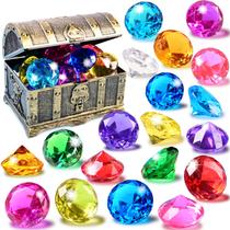 Brinquedos de piscina Diving Gems EnriQ 18 grandes de diamante acrílico com peito