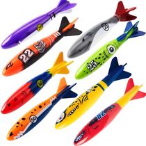 Brinquedos de piscina JOYIN Shark Underwater Diving, pacote com 8 unidades para crianças Brinquedos de piscina JOYIN Shark Underwater Diving, pacote com 8 unidades para crianças